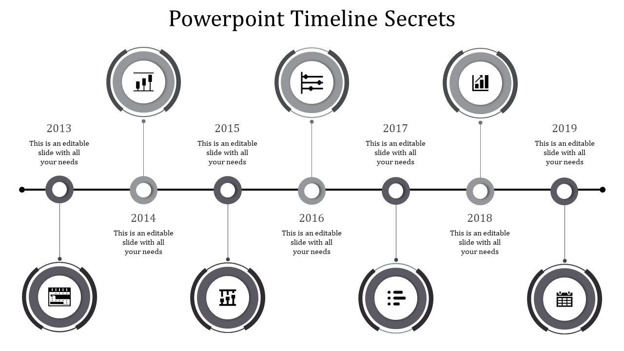 Impressive PowerPoint Timeline Template Presentation